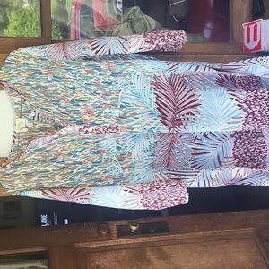 Fig and flower bogo dress,  Large